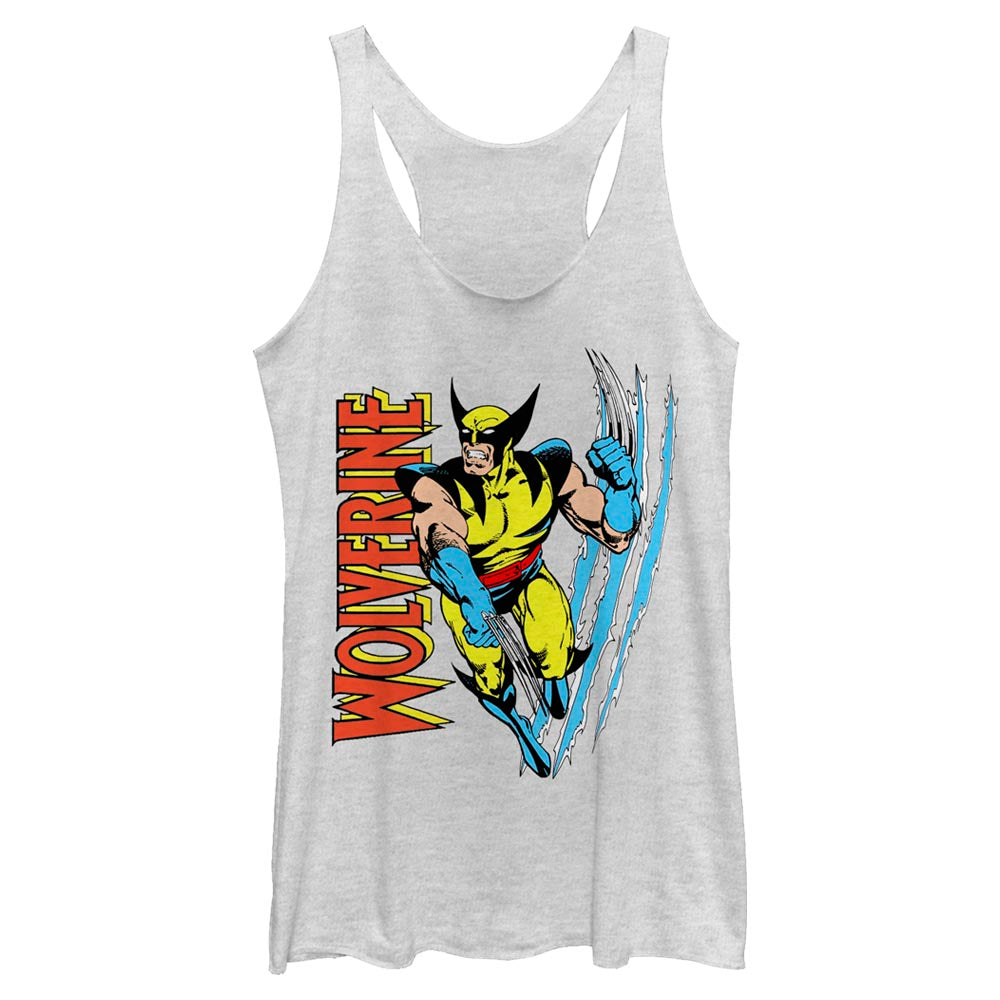 Junior's Marvel Wolvie Claw Flip Tank Top