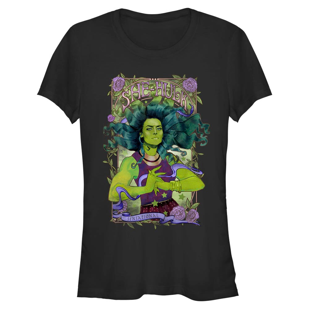 Junior's Marvel Hulk Nouveau T-Shirt