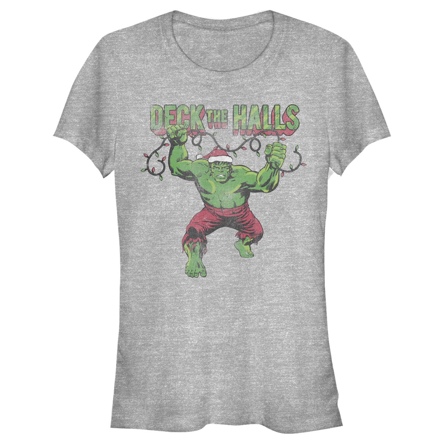 Junior's Marvel Deck Hulk T-Shirt