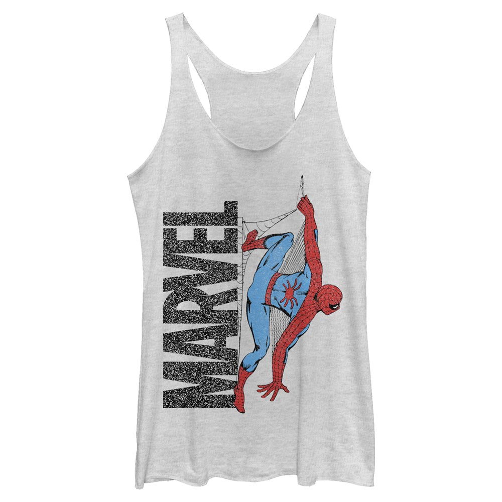 Junior's Marvel SPIDEY LOGO Tank Top