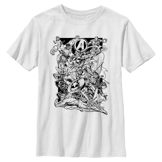 Boy's Marvel Avengers Classic No Filler T-Shirt