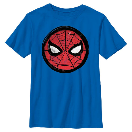 Boy's Marvel Spider-Man Beyond Amazing SPIDEY SKETCH CIRCLE T-Shirt